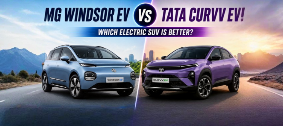 Which Electric SUV Is Better? MG Windsor EV vs Tata Curvv EV (2026 Comparison)